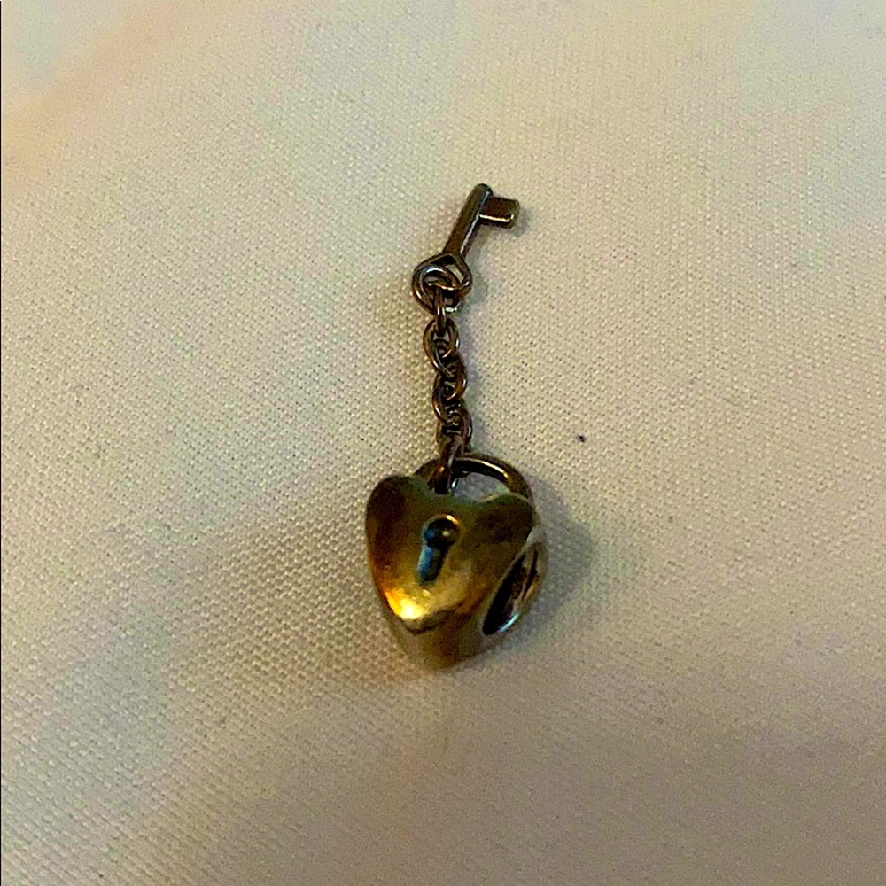 Heart & Key Pandora Charm